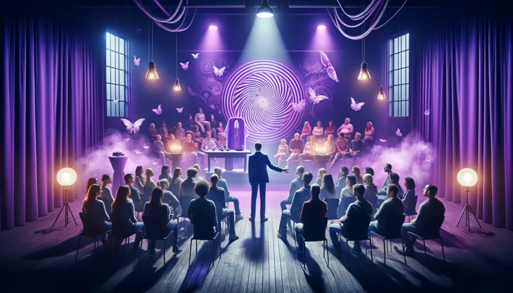 Image pour illustrer un article sur l'hypnose de spectacle